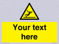 WV5110: Custom Figure Slipping Sign