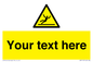 WV5110: Custom Figure Slipping Sign