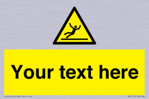 WV5110: Custom Figure Slipping Sign