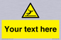 WV5110: Custom Figure Slipping Sign