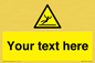 WV5110: Custom Figure Slipping Sign