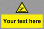 WV5110: Custom Figure Slipping Sign