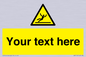 WV5110: Custom Figure Slipping Sign