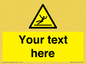 WV5110: Custom Figure Slipping Sign