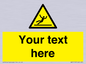 WV5110: Custom Figure Slipping Sign