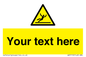 WV5110: Custom Figure Slipping Sign