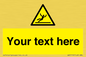 WV5110: Custom Figure Slipping Sign