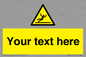 WV5110: Custom Figure Slipping Sign