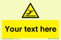 WV5110: Custom Figure Slipping Sign