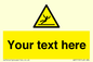 WV5110: Custom Figure Slipping Sign