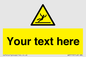WV5110: Custom Figure Slipping Sign
