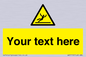 WV5110: Custom Figure Slipping Sign