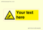 WV5110: Custom Figure Slipping Sign