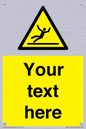 WV5110: Custom Figure Slipping Sign