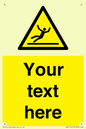 WV5110: Custom Figure Slipping Sign