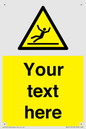 WV5110: Custom Figure Slipping Sign