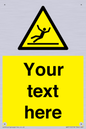 WV5110: Custom Figure Slipping Sign