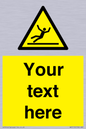 WV5110: Custom Figure Slipping Sign
