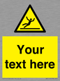 WV5110: Custom Figure Slipping Sign