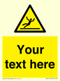 WV5110: Custom Figure Slipping Sign