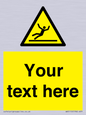 WV5110: Custom Figure Slipping Sign
