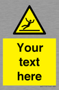 WV5110: Custom Figure Slipping Sign
