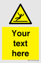 WV5110: Custom Figure Slipping Sign