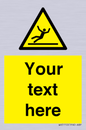 WV5110: Custom Figure Slipping Sign
