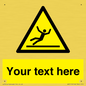 WV5110: Custom Figure Slipping Sign
