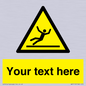 WV5110: Custom Figure Slipping Sign