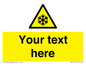 WV5111: Custom Snowflake Sign