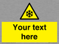 WV5111: Custom Snowflake Sign