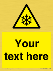 WV5111: Custom Snowflake Sign