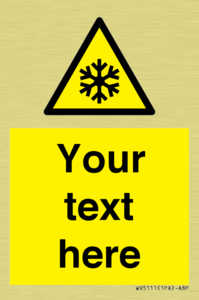 WV5111: Custom Snowflake Sign