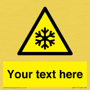 WV5111: Custom Snowflake Sign