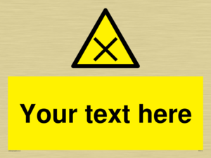 WV5112: Custom Harmful Sign