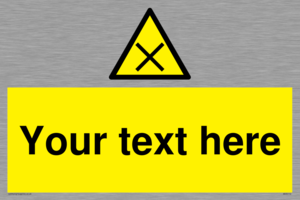 WV5112: Custom Harmful Sign