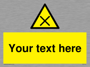 WV5112: Custom Harmful Sign