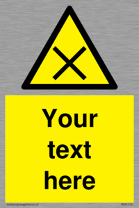 WV5112: Custom Harmful Sign