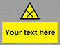 WV5112: Custom Harmful Sign