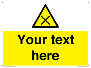 WV5112: Custom Harmful Sign