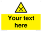 WV5112: Custom Harmful Sign