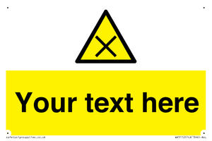 WV5112: Custom Harmful Sign