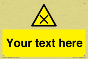 WV5112: Custom Harmful Sign