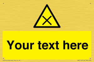 WV5112: Custom Harmful Sign