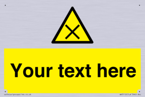 WV5112: Custom Harmful Sign