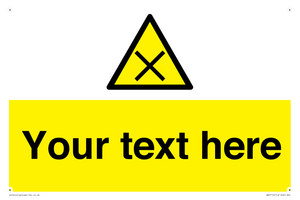 WV5112: Custom Harmful Sign