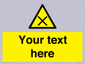 WV5112: Custom Harmful Sign