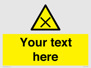 WV5112: Custom Harmful Sign