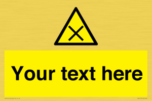 WV5112: Custom Harmful Sign